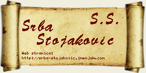 Srba Stojaković vizit kartica